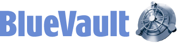 BlueVault Secure Logo