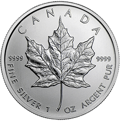 SLVR-003 Silver Maple Leafs  coin